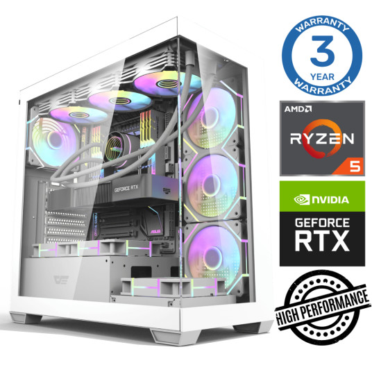 INTOP Ryzen 5 7500F 16GB DDR5 1TB SSD M.2 NVME RTX4060 8GB no-OS