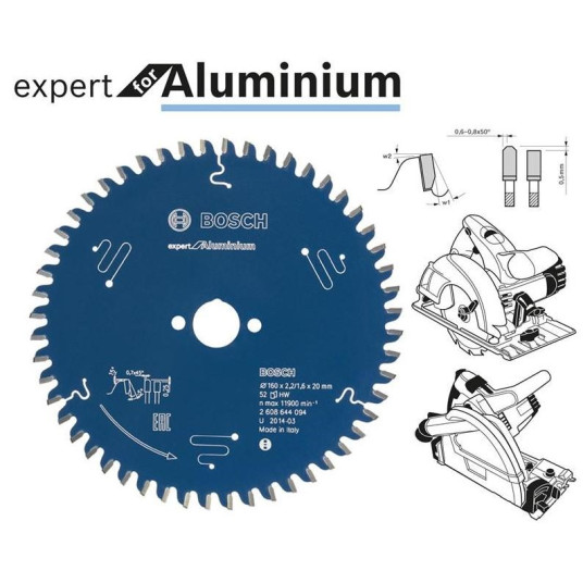 "Bosch 2 608 644 102 pyörösahanterä 19 cm 1 kpl".