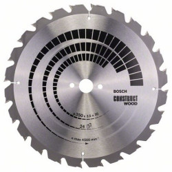 BOSCH SAW CONSTRU. WOOD 350x30x24z x3,5 MATT. WITH NAILS
