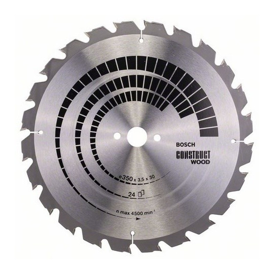 BOSCH SAW CONSTRU. WOOD 350x30x24z x3,5 MATT. WITH NAILS