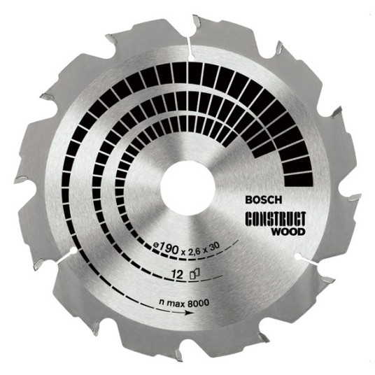 BOSCH SAW CONSTRU. WOOD 350x30x24z x3,5 MATT. WITH NAILS