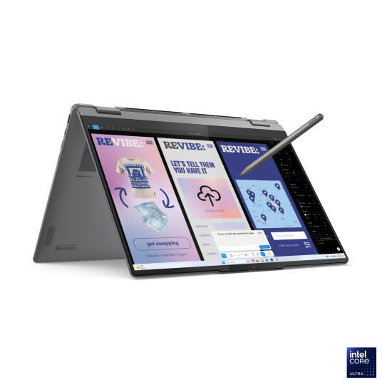 Kannettava tietokone Lenovo Yoga 7 2-in-1 16ILL10, AI Copilot+ PC, 16 2.8K OLED, Intel U7-256V, RAM 16GB, 1TB SSD, Intel Arc Graphics, Windows 11 Home, Luna Grey 83JT000DNT