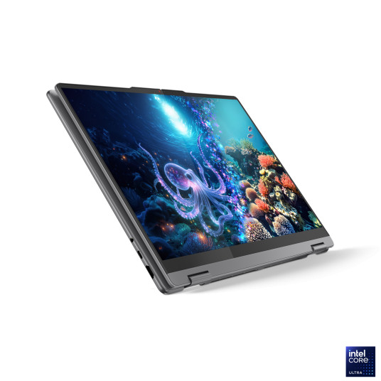 Kannettava tietokone Lenovo Yoga 7 2-in-1 16ILL10, AI Copilot+ PC, 16 2.8K OLED, Intel U7-256V, RAM 16GB, 1TB SSD, Intel Arc Graphics, Windows 11 Home, Luna Grey 83JT000DNT