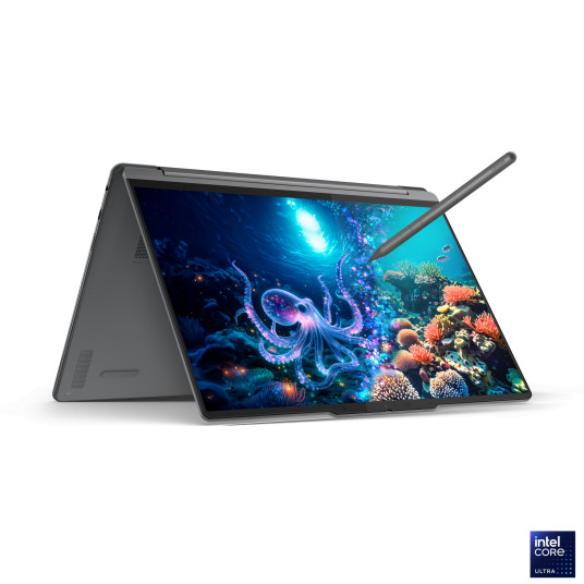 Kannettava tietokone Lenovo Yoga 9 2-in-1 14ILL10, AI Copilot+ PC, 14 2.8K OLED, Intel U7-256V, RAM 16GB, 1TB SSD, Intel Arc Graphics, Windows 11 Home, Luna Grey 83LC000JNT
