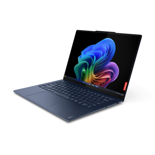 Kannettava tietokone Lenovo Yoga Slim 7 14Q8X9, AI Copilot+ PC, 14.5 3K OLED, Qualcomm X1E78100, RAM 32GB, 1TB SSD, Qualcomm Adreno GPU, Windows 11 Home, Cosmic Blue 83ED0008MX