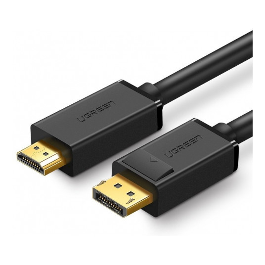 Uni-directional DisplayPort to HDMI cable 4K 30 Hz 3m Black