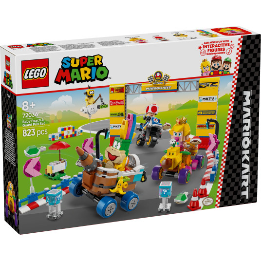 LEGO® 72036 Super Mario Mario Kart™ - Baby Peach & Grand Prix -setti