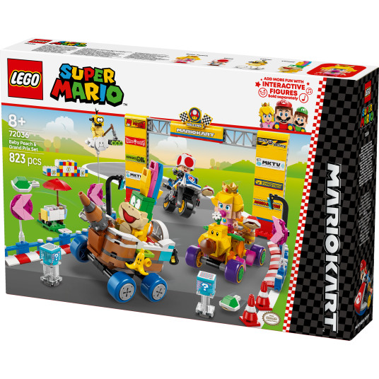 LEGO® 72036 Super Mario Mario Kart™ - Baby Peach & Grand Prix -setti