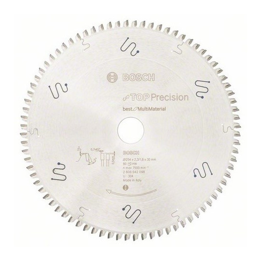 Bosch 2 608 642 098 pyörösahan terä 25,4 cm 1 kpl