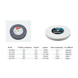MAKITA STONE CUT. WA60K 205x19x15.88mm.