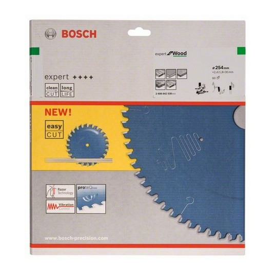 BOSCH SAW EXP. WOOD 254x30x60Z x2,4x1,8 x2,4x1,8