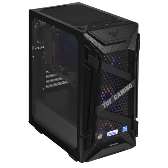 Actina 5901443330417 PC Midi Tower AMD Ryzen™ 5 5600 16 Gt DDR4-SDRAM 1 Tt SSD NVIDIA GeForce RTX 3060 Musta