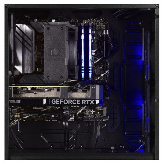 Actina 5901443330417 PC Midi Tower AMD Ryzen™ 5 5600 16 Gt DDR4-SDRAM 1 Tt SSD NVIDIA GeForce RTX 3060 Musta