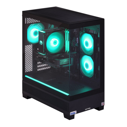 Actina 5901443383666 PC Intel® Core™ i5 i5-12400F 32 GB DDR4-SDRAM 1 TB SSD NVIDIA GeForce RTX 4060 Ti Midi Tower Musta