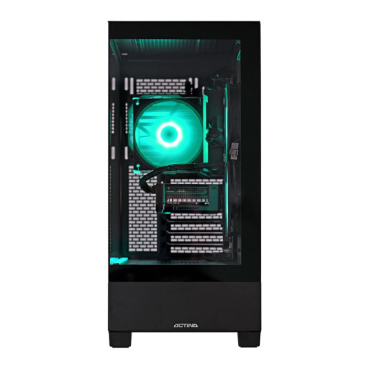 Actina 5901443383635 PC Intel® Core™ i5 i5-12400F 32 GB DDR4-SDRAM 1 TB SSD AMD Radeon RX 6600 Midi Tower Musta