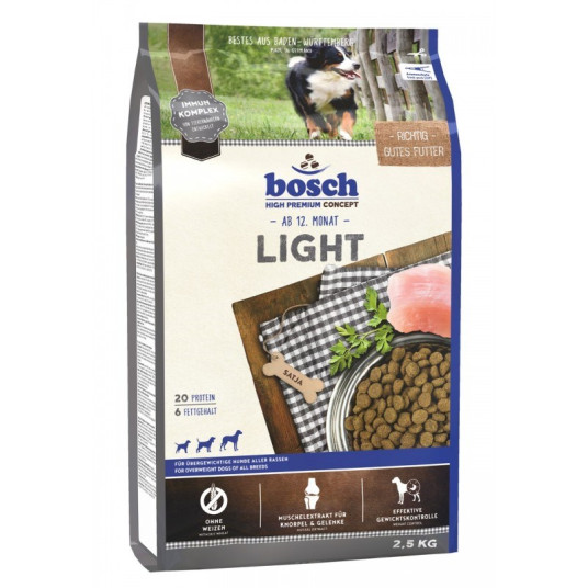 BOSCH Light - koiran kuivaruoka - 2 5 kg