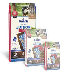 BOSCH Junior lammasta riisin kanssa - koiran kuivaruoka - 15 kg