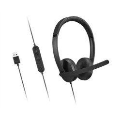 Kuulokkeet Lenovo USB-A Wired Stereo Headset Gen 2 Black