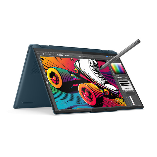 Kannettava tietokone Lenovo Yoga 7 2-in-1 14IML9, AI-Powered Gaming PC, 14 WUXGA, Intel Core Ultra 5, RAM 16GB, 512GB SSD, Intel Arc Graphics, Windows 11 Home, Tidal Teal 83DJ006WPB