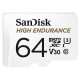 Muistikortti SANDISK 64GB microSDXC-kortti + sovitin