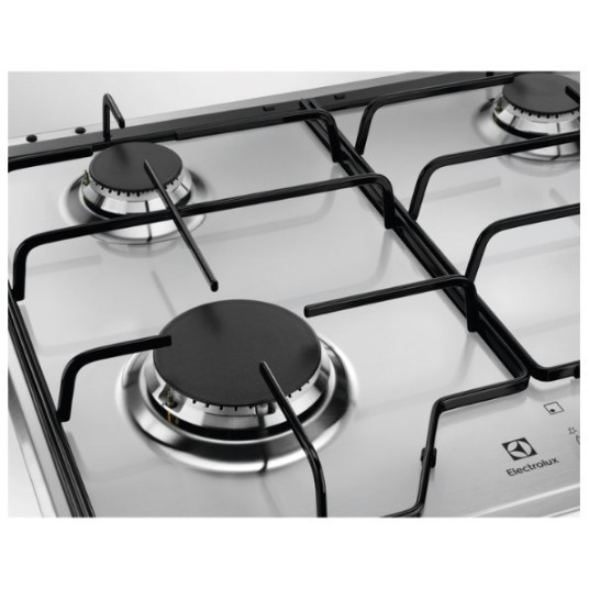 Electrolux KGS6424BX Ruostumattomasta teräksestä valmistettu sisäänrakennettava 60 cm kaasu 4 vyöhykettä (vyöhykkeet)