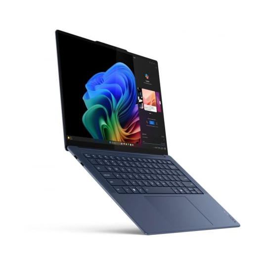 Kannettava tietokone Lenovo Yoga Slim 7 14Q8X9, AI Copilot+ PC, 14.5 3K, Snapdragon X Elite X1E-78-100, RAM 32GB, 1TB SSD, Qualcomm Adreno GPU, Windows 11 Home, Cosmic Blue 83ED006AMH
