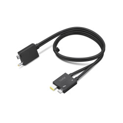 Lenovo ThinkPad Thunderbolt 4 WorkStation Dock -jaettu kaapeli 4X91K16970 musta, 0,7 m