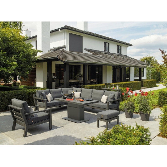 Ulkokalusteet Timber Lounge Lava Carbon, 5 hengelle