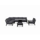 Ulkokalusteet Timber Lounge Lava Carbon, 5 hengelle