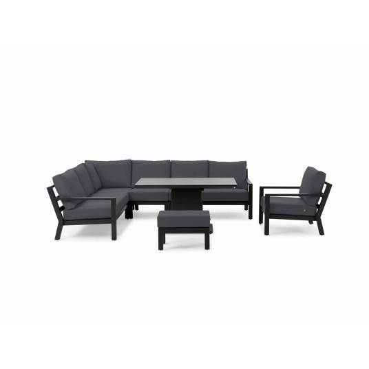 Ulkokalusteet Timber Lounge Lava Carbon, 5 hengelle