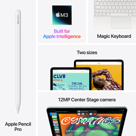 Tabletti Apple iPad Air 11" Apple M3 Wi-Fi 128GB Purple MCA04HC/A