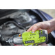 Ryobi R18IW3 sähköinen ruuvinväännin tai iskutyökalu 1/2" One+ 18V 2,0Ah Musta, vihreä