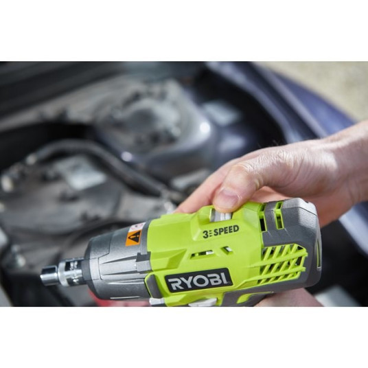 Ryobi R18IW3 sähköinen ruuvinväännin tai iskutyökalu 1/2" One+ 18V 2,0Ah Musta, vihreä