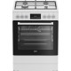 Kaasuliesi sähköuunilla Beko FBM62330GWDTN