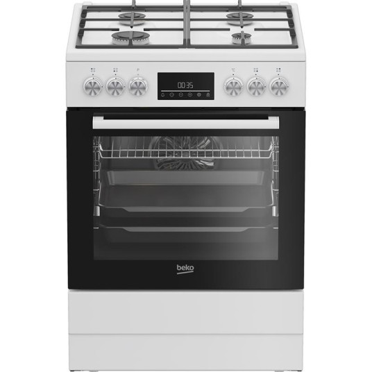 Kaasuliesi sähköuunilla Beko FBM62330GWDTN