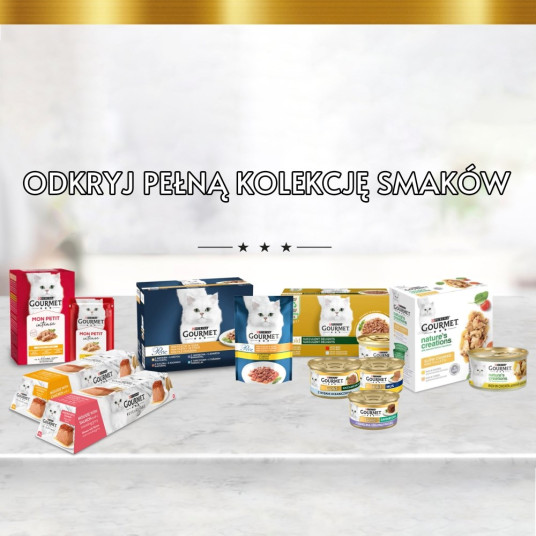 PURINA Gourmet Perle Mini fileet kastikkeessa - kissan märkäruoka - 60x85g
