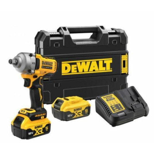 DEWALT. RUNKOVÄÄRI 1/2" 18V 812Nm 2x5.0Ah 4-SPEED TSTAK CIRCLIP DCF891P2T DCF891P2T