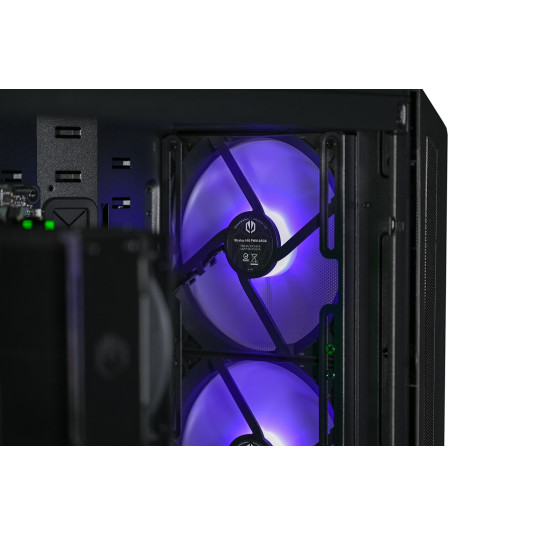 Actina 5901443410294 PC AMD Ryzen™ 7 8400F 32 GB DDR5-SDRAM 1 TB SSD Intel Arc B580 "Midi Tower" Musta