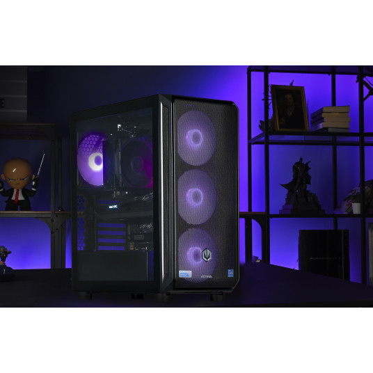 Actina 5901443410294 PC AMD Ryzen™ 7 8400F 32 GB DDR5-SDRAM 1 TB SSD Intel Arc B580 "Midi Tower" Musta