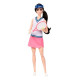 Barbie-nukke ja tarvikkeet, ura-tennispelaaja-nukke mailalla ja pallolla