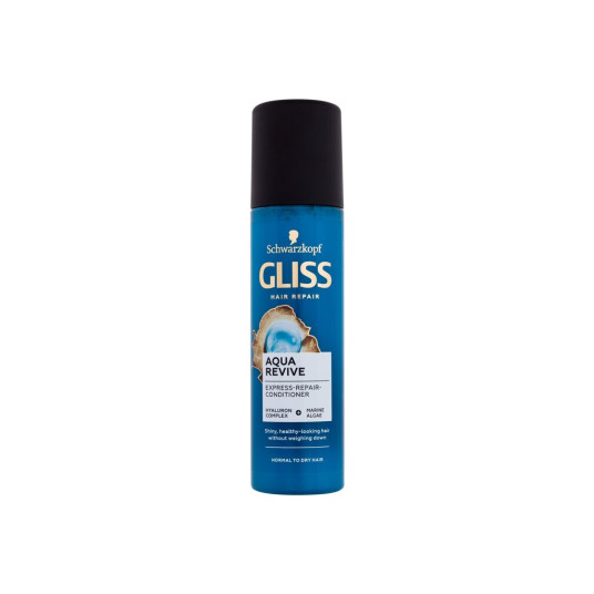 Leave-in Hair Care Schwarzkopf Gliss Aqua Revive Express-Repair-Conditioner, 200ml
