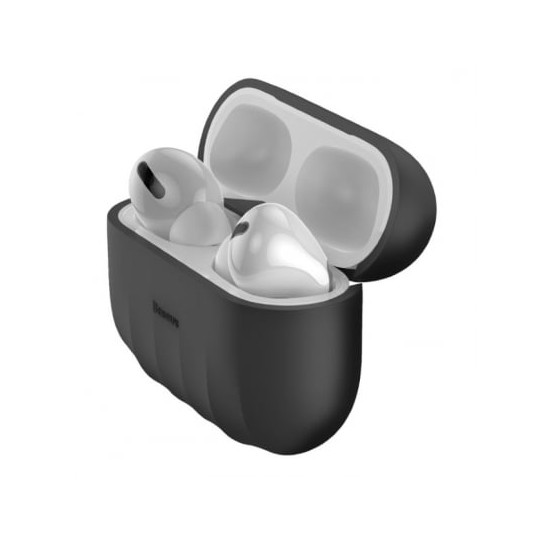 "Soft Shell AirPods Case" Black