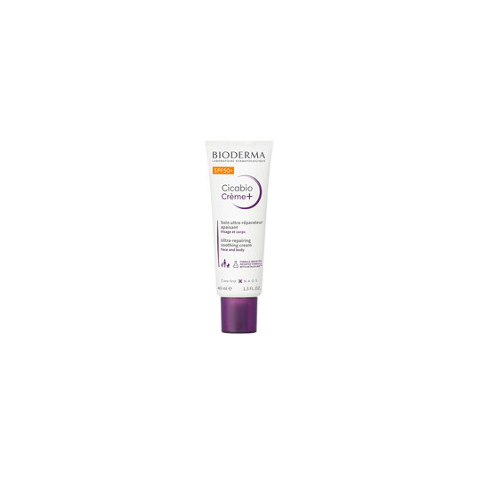 " Bioderma Cicabio Creme+ Ultra-Repairing Soothing Cream SPF 50 - rauhoittava korjaava voide, 40 ml