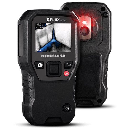 FLIR MR160 kosteus- ja psykrometri Sisäinen elektroninen kosteusmittari Musta