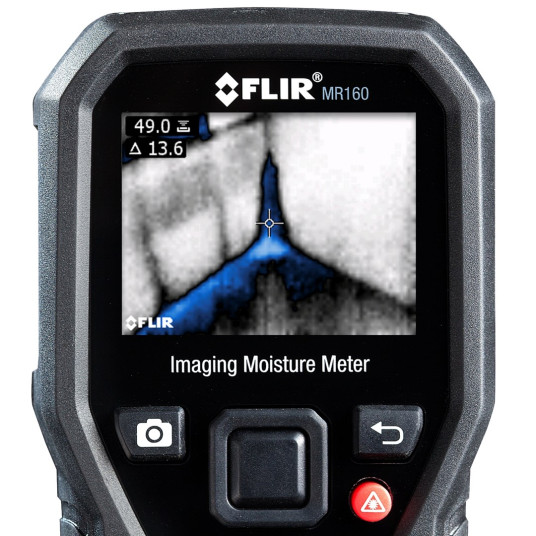 FLIR MR160 kosteus- ja psykrometri Sisäinen elektroninen kosteusmittari Musta