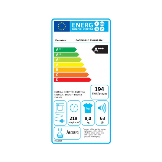Kuivausrumpu Electrolux EW7D495UE