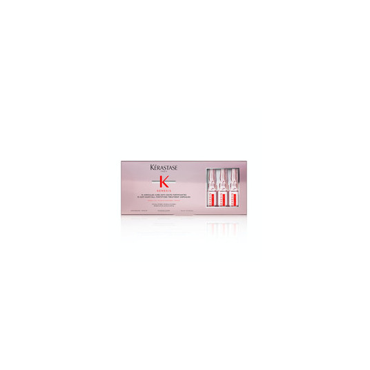 Kérastase Genesis Anti Hair-Fall Fortifying Treatment Ampoules (10 × 6 ml) - Ampoules Hair Loss Care, 60ml