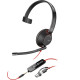 Kuulokkeet Poly Blackwire 5210 Monaural USB-C Headset Black