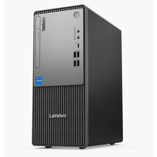 Lenovo ThinkCentre neo 50t G5 TWR i3-14100 8GB DDR5 SSD256 UHD 730 W11Pro Musta 3Y OnSite