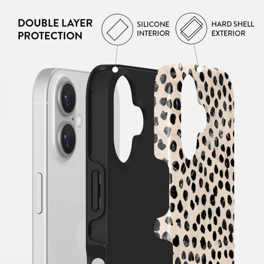 Kotelo Burga iPhone 16 Almond Latte Tough Magsafe